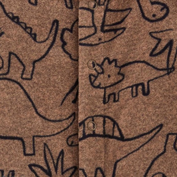 Carter's 3 mo Lion Tiger Overall Set & 6 mo Dinosaur PJ's - Picture 5 of 6